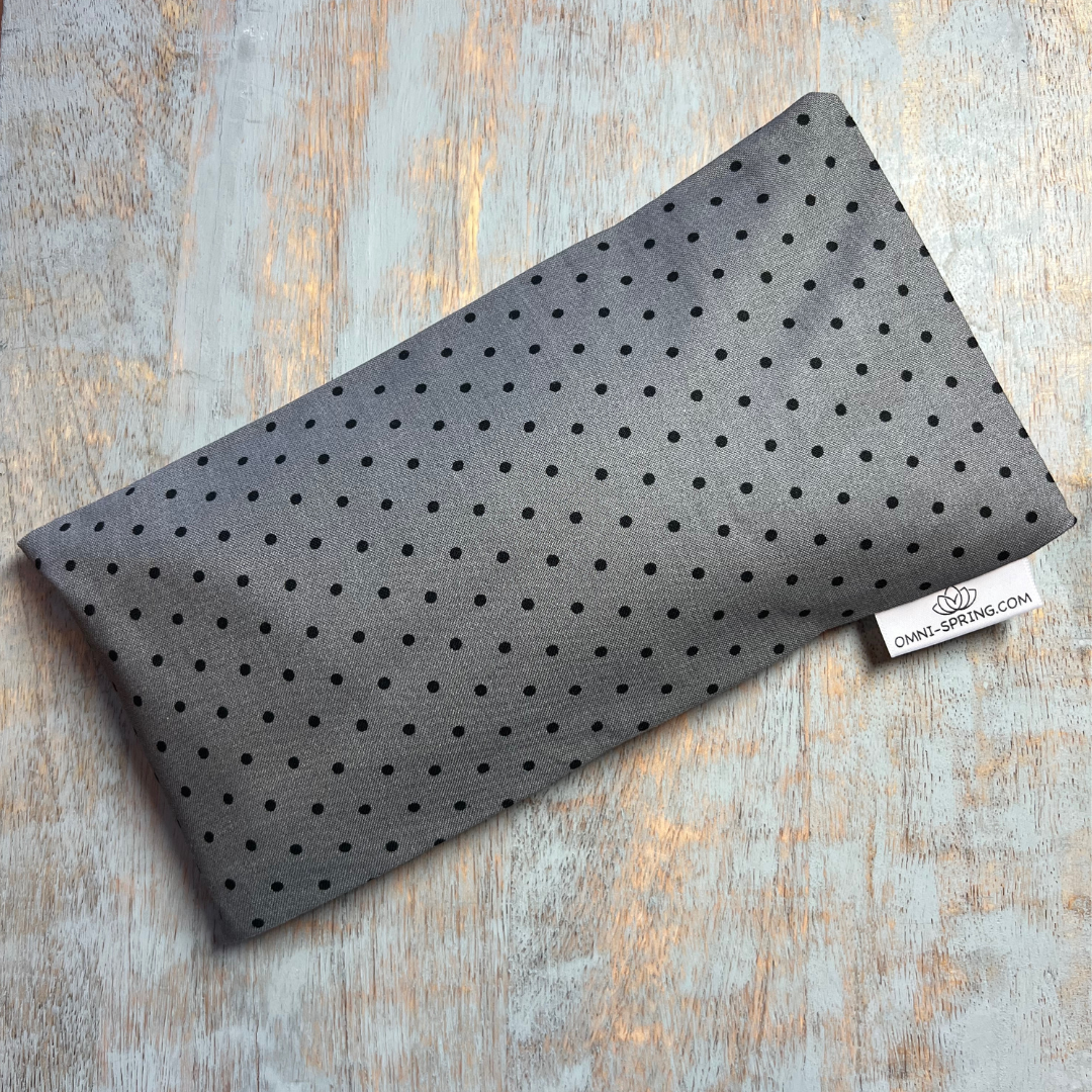 Snuggy Eye Pillows filled with organic flaxseed, unscented, lavender or your choice of aromatherapy