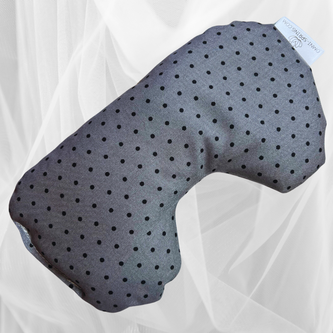 Handmade in the USA, Sinus Relief Pillow, organic flaxseed provides light pressure for soothing comfort