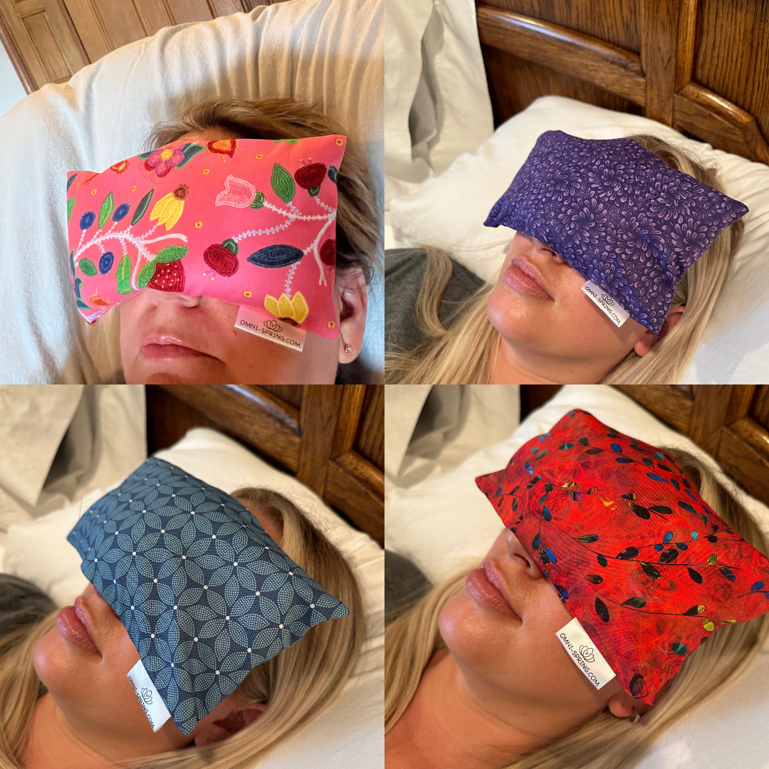 Handmade in the USA,Snuggy Eye Pillow, yoga, meditation, soothe, relax and nurture the soul.